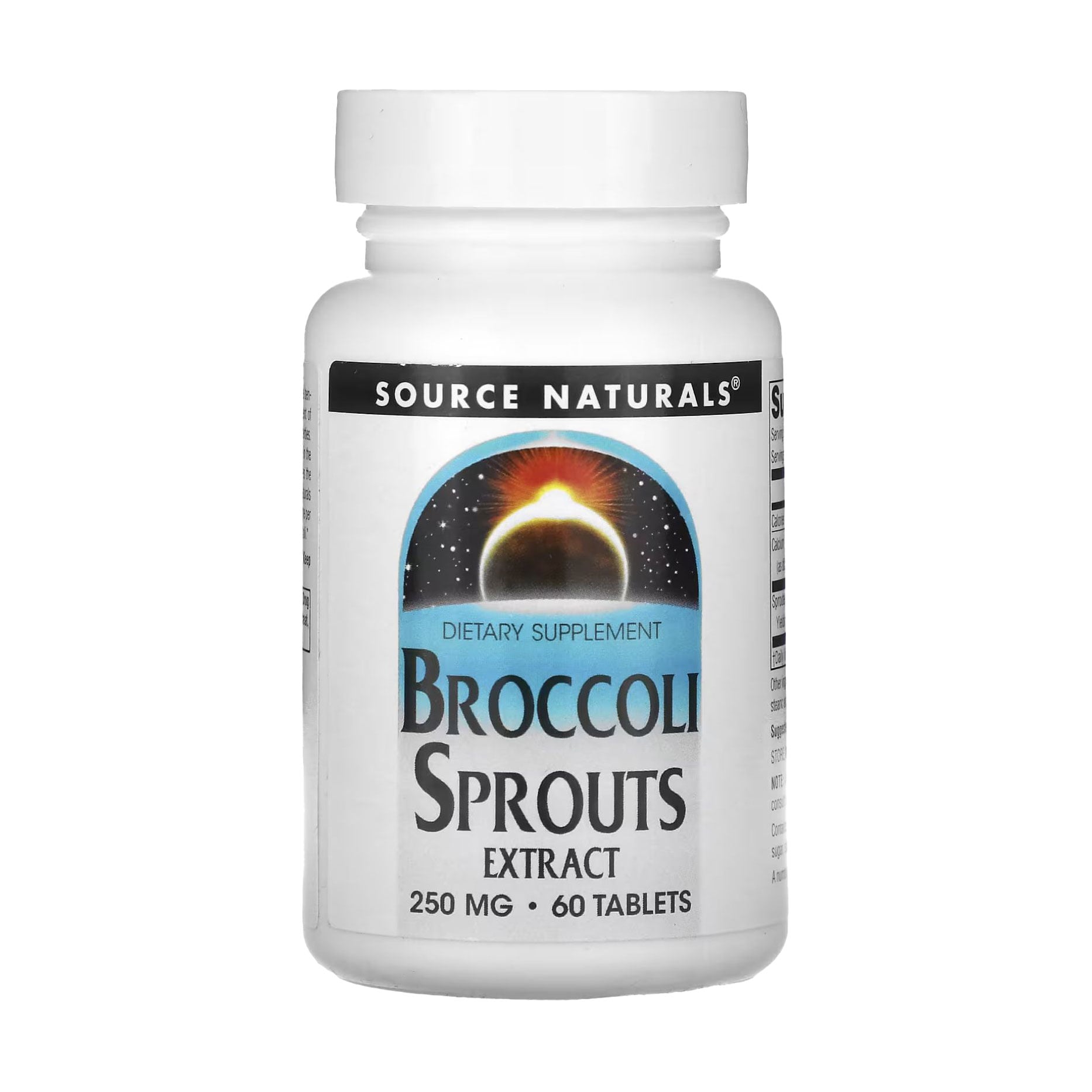 Екстракт паростків броколі Source Naturals Broccoli Sprouts Extract 250 мг, 60 таблеток